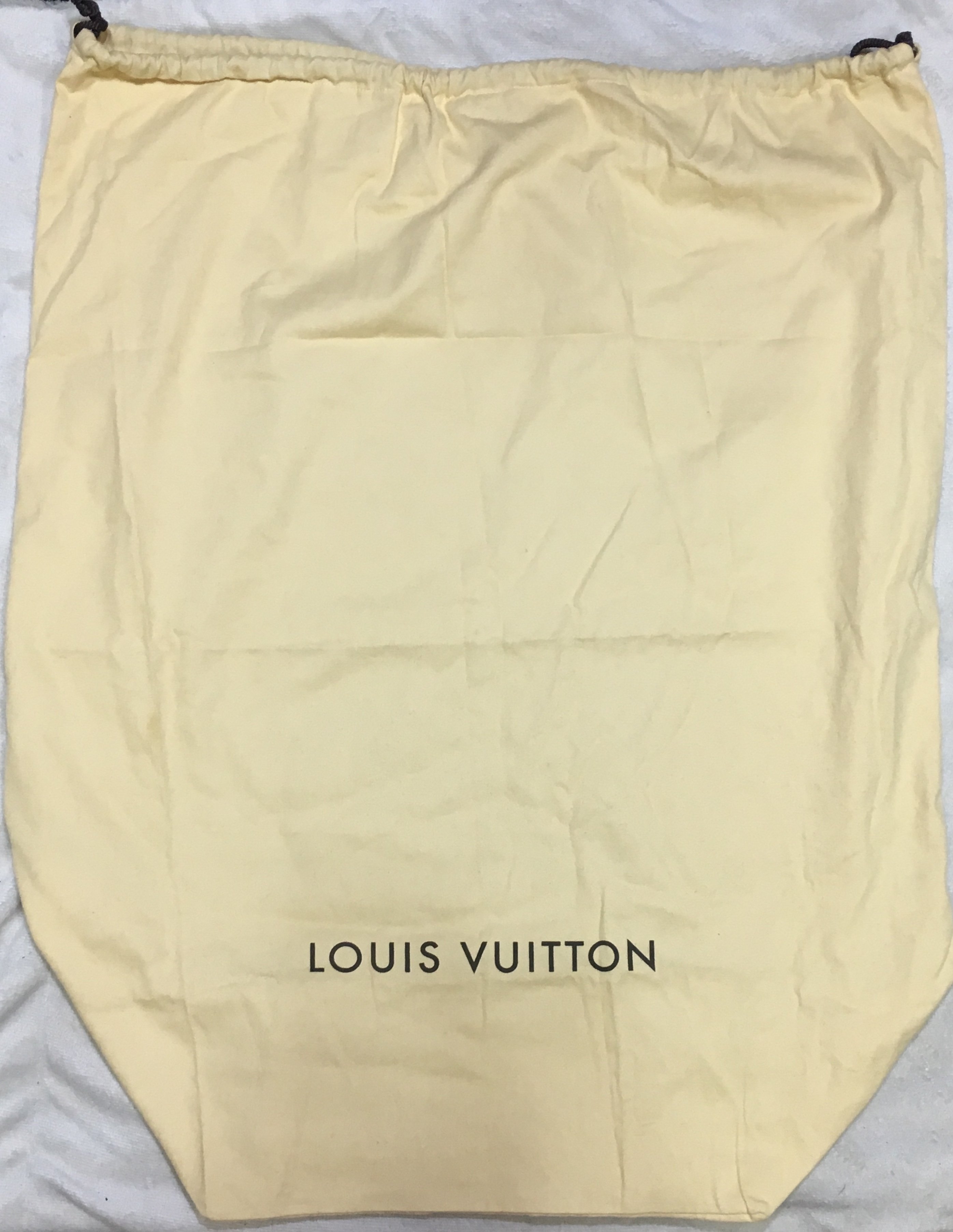 Louis Vuitton, Bags, Louis Vuitton Malletier A Paris 0 Cotton Dustbag  With Drawstring Closure