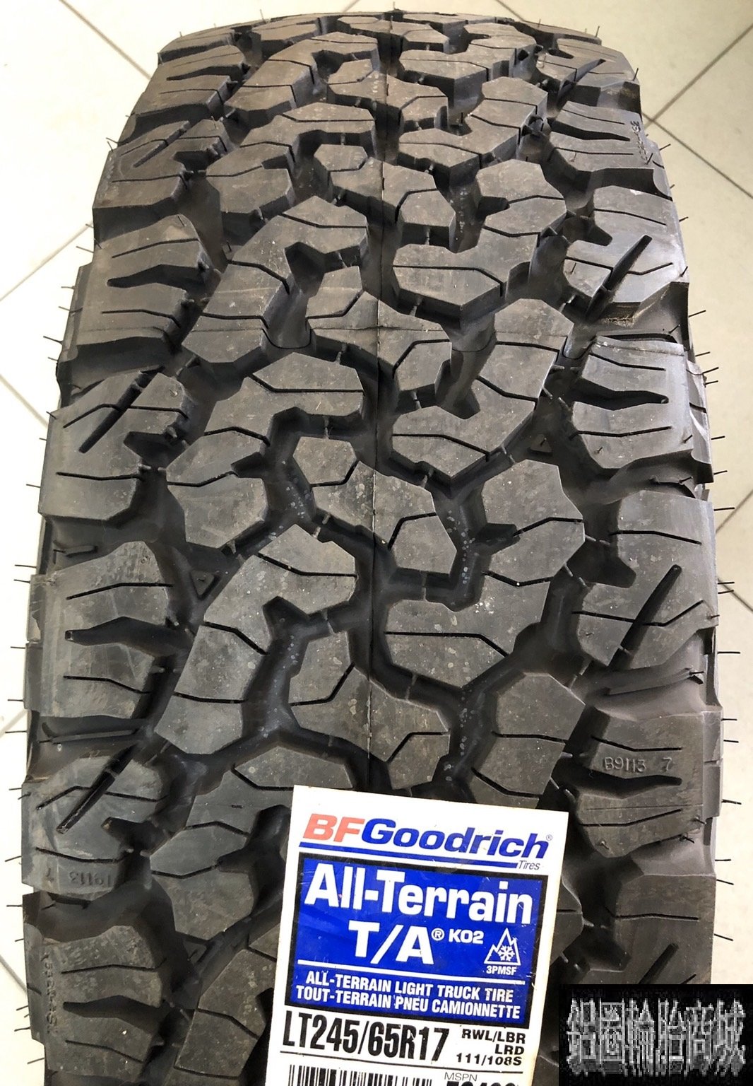 全新輪胎百路馳固力奇BFGoodrich KO2 245/65-17 ALL-TERRAIN T/A 美國