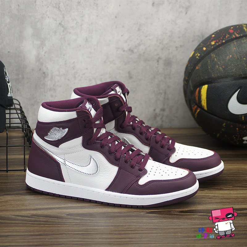 球鞋補習班NIKE AIR JORDAN 1 HIGH OG BORDEAUX 酒紅波爾多男555088