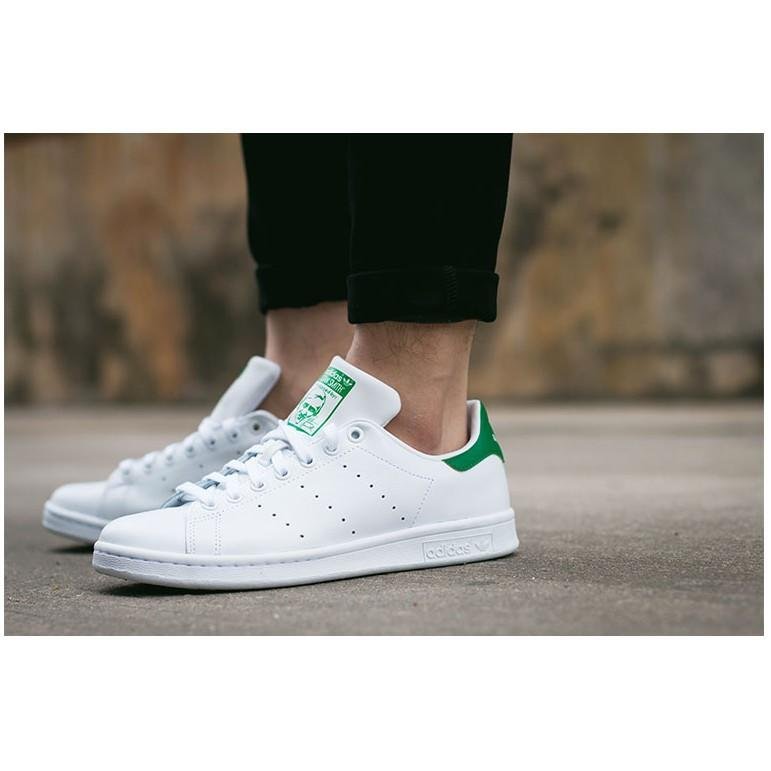 MR.CH] ADIDAS STAN SMITH J 皮革白綠M20605 | Yahoo奇摩拍賣