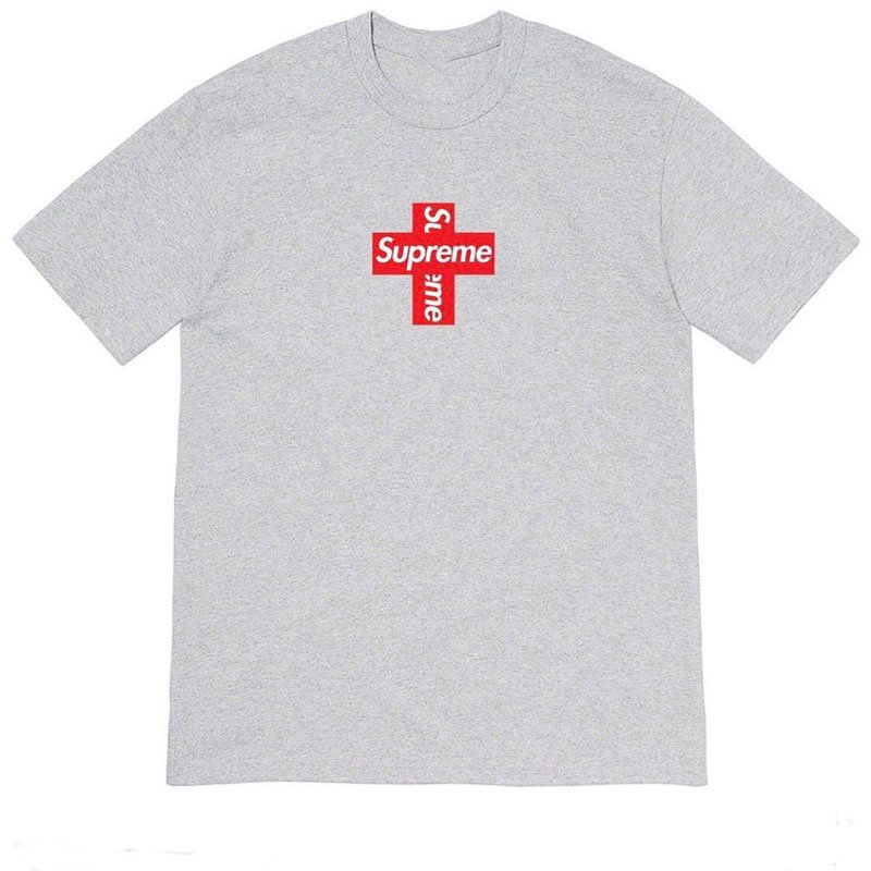 美國正品supreme潮牌20SS Box Logo cross Tee十字架重叠印花男女短袖T