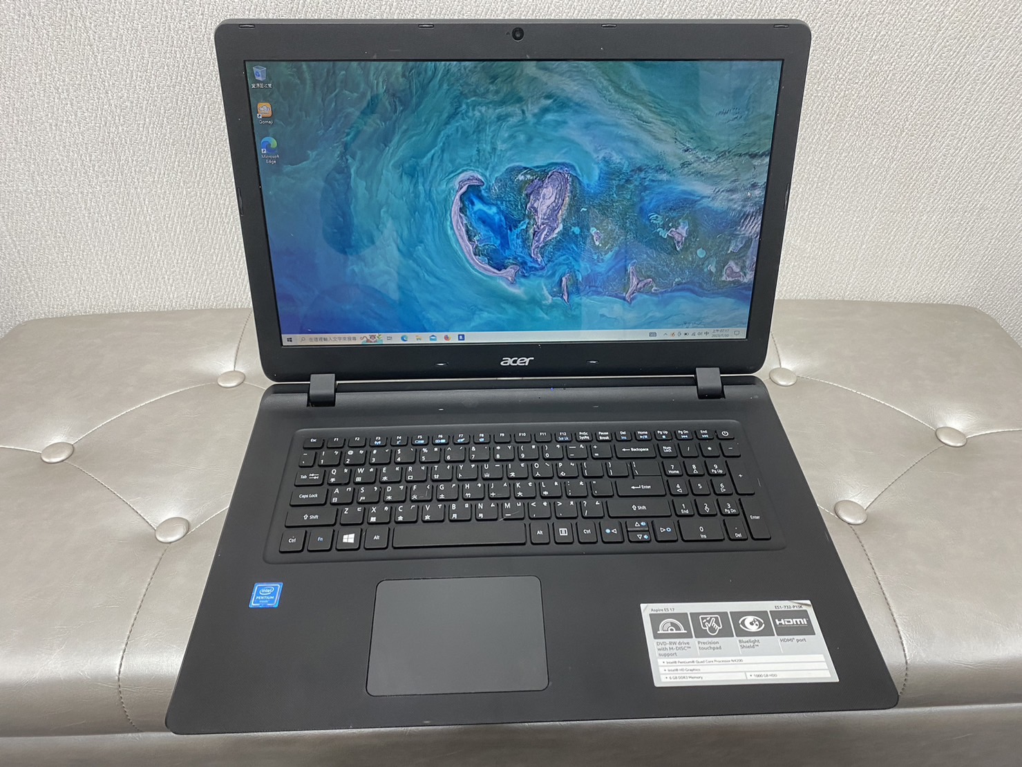 【柏格納】ACER ASPIRE ES 17 N4200/6G/512G 17.3吋#二手筆電#大里中興店62234