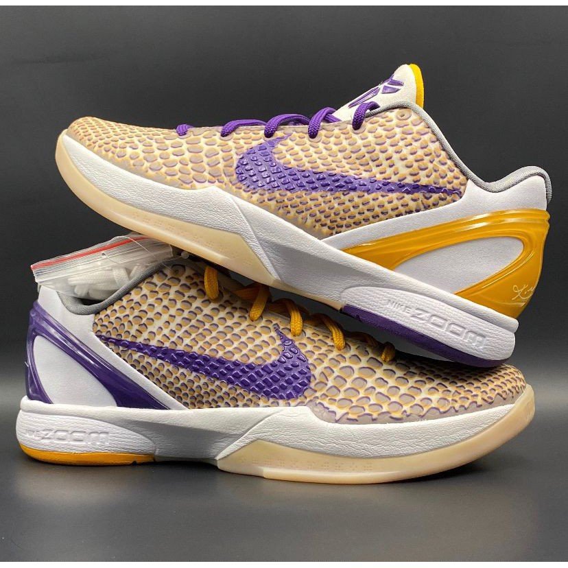 Buy Zoom Kobe 6 '3D Lakers' - 429659 105 - White