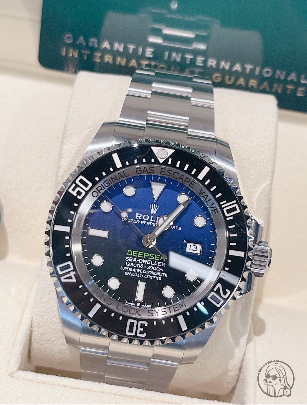 【Ｑ小姐的玩錶瘋】ROLEX漸層藍水鬼王126660DB🔺2023年🔹新式保卡｜全新品