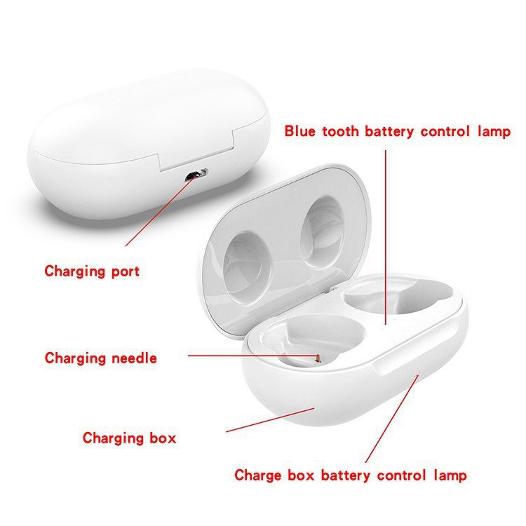 耳塞式充電盒 通用充電倉充電器底座 適用於 三星 Galaxy Buds+ SM-R175 Galaxy Buds