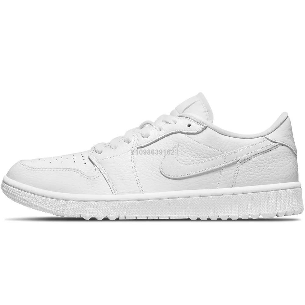 代購】AIR Jordan 1 Golf Triple White 全白低幫休閒滑板鞋DD9315-101