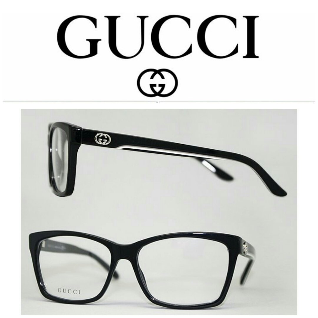 全新【GUCCI 古馳】GG蜜蜂標名牌眼鏡設計款真品男女近視眼鏡框架748 1