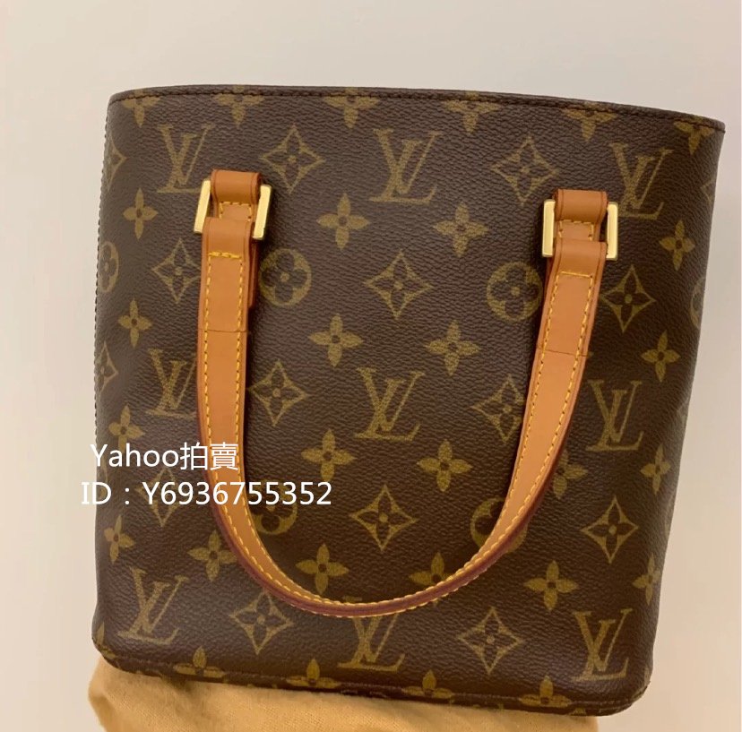 Simon二手正品 LV 路易威登 Vintage 中古包 薇薇安 手提包 小號 老花 超百搭