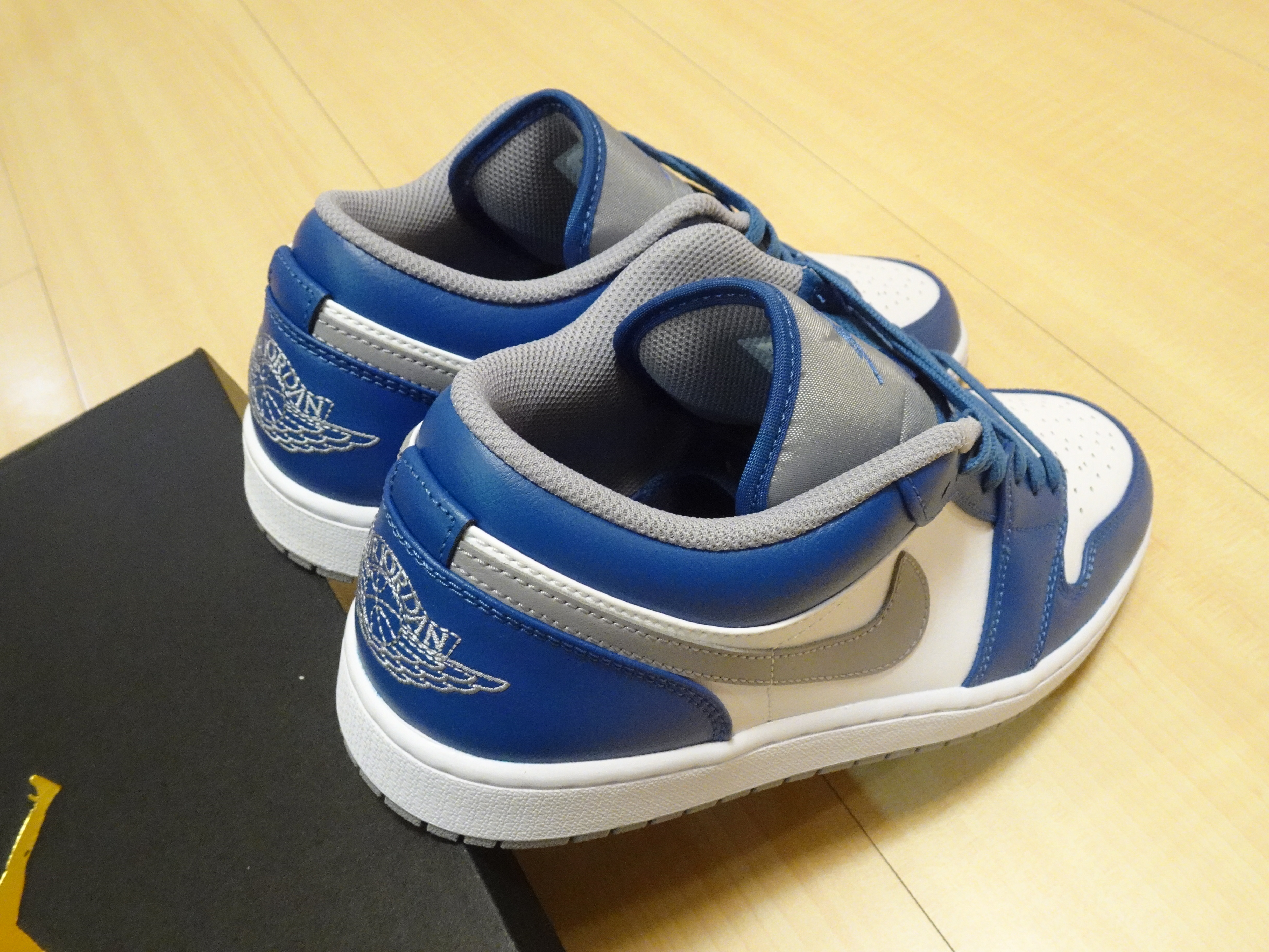 Nike Air Jordan 1 Low True Blue 真藍白藍灰配色喬丹一代AJ1低筒