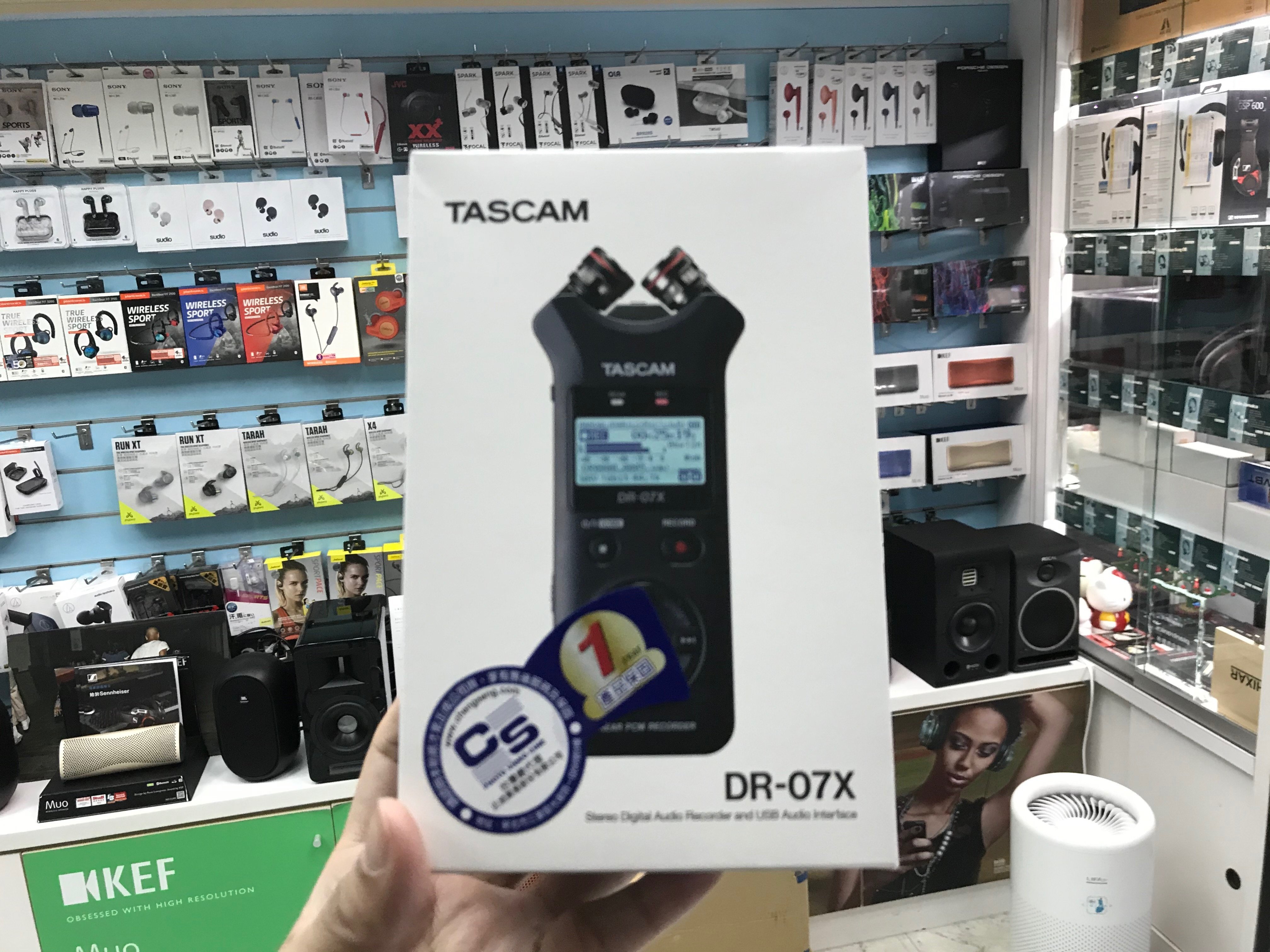 送32g記憶卡Tascam DR07X 公司貨可當USB麥克風DR-07X 錄音筆禾豐音響