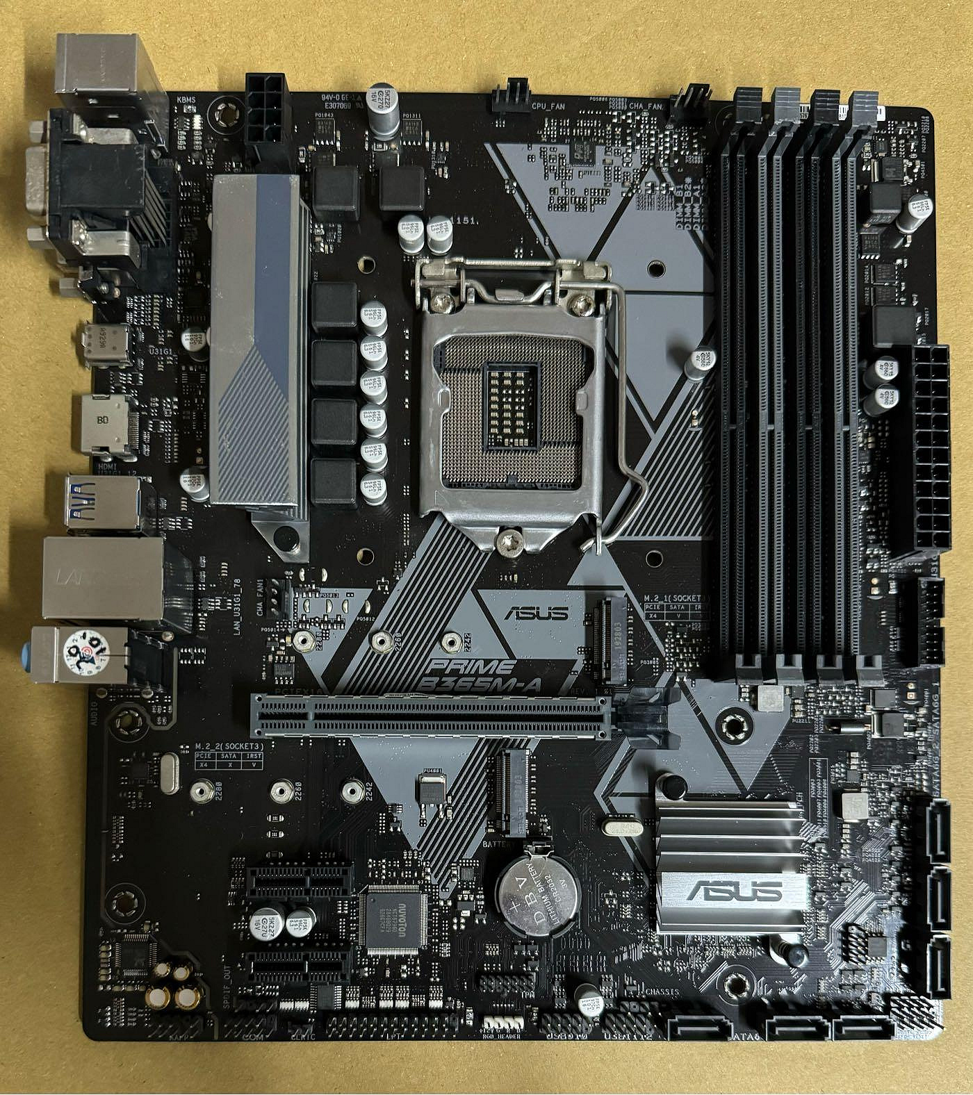 華碩 ASUS PRIME B365M-A 支援Intel 8 9代 1151主機板