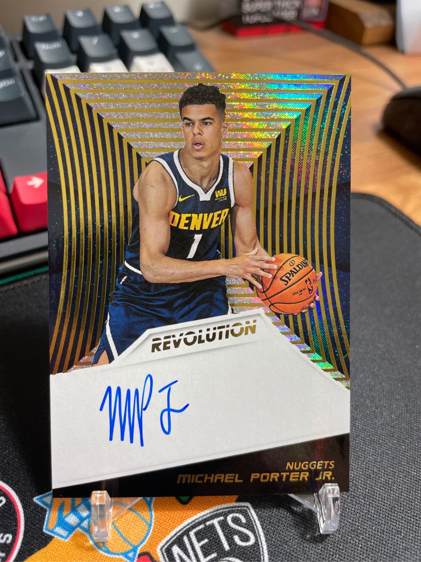 MPJ Michael Porter Jr. 親簽/卡面簽2018-19 Revolution革命RC 新人卡