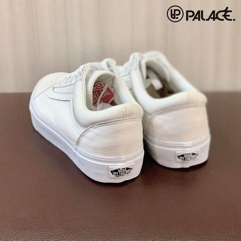 Palace潮流小舖] 實體店面?VANS OLD SKOOL 經典基本款全白配色休閒帆布