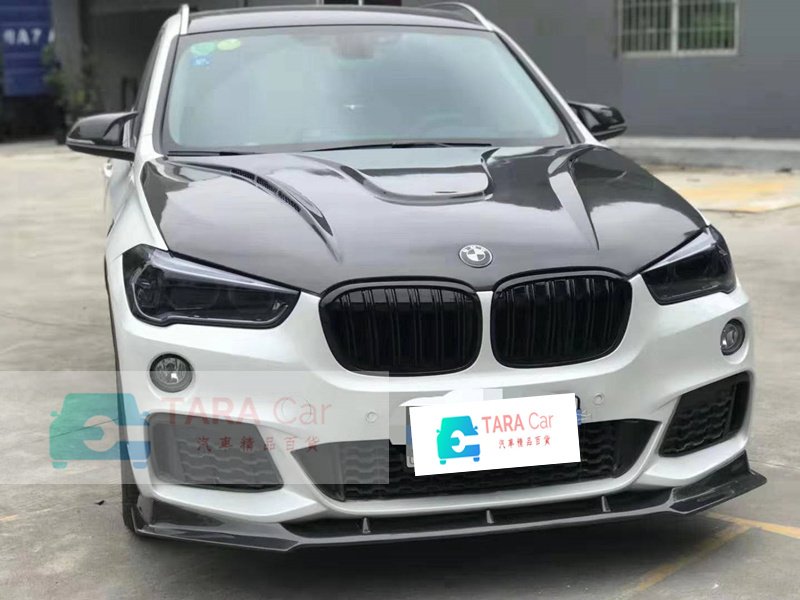 BMW F48 F49 X1 前下巴 卡夢 空力套件 m-sport / AN M-TECH 包围 通用