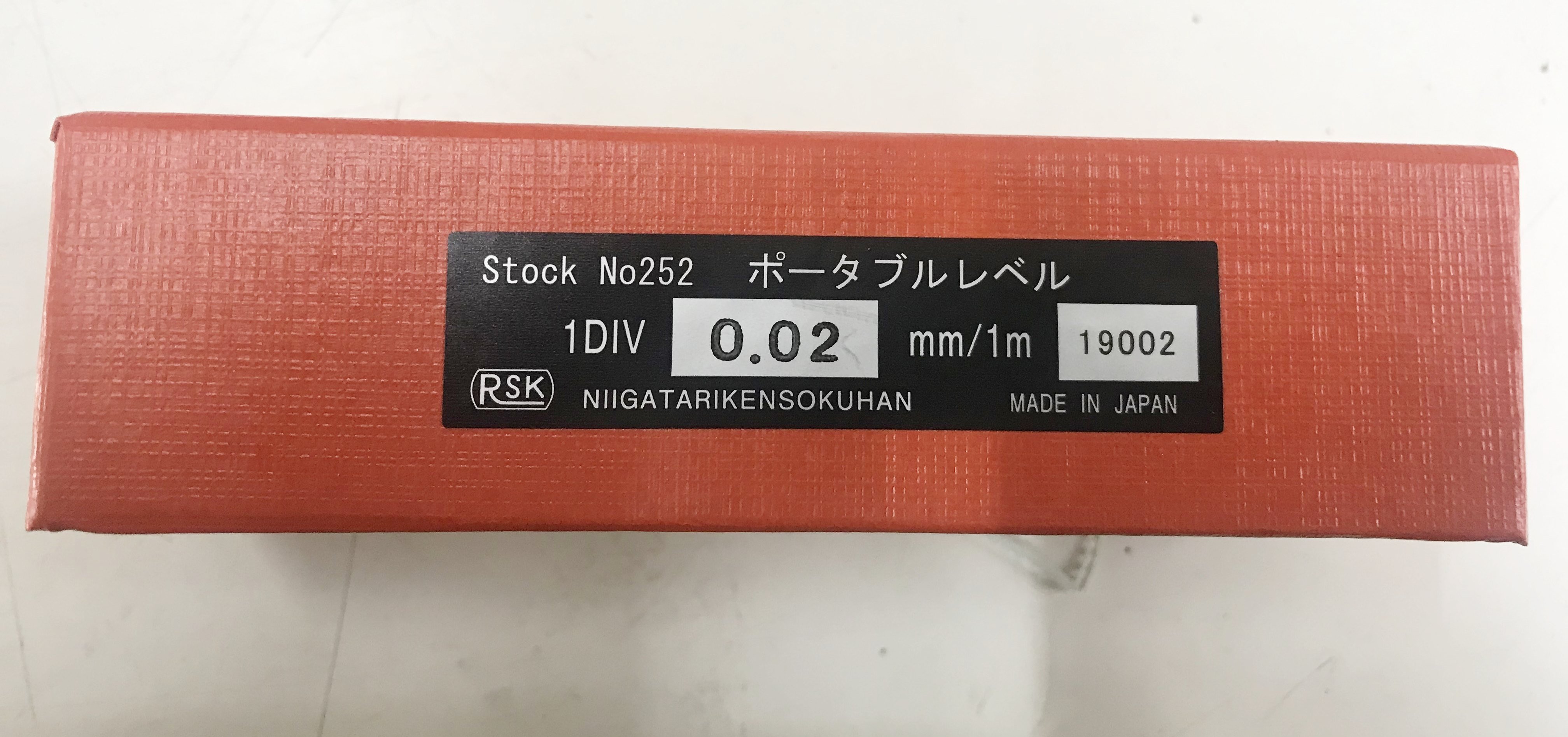 日本RSK 252 超小型精密水準器水平儀水平尺100*27*27mm/0.02mm | Yahoo 