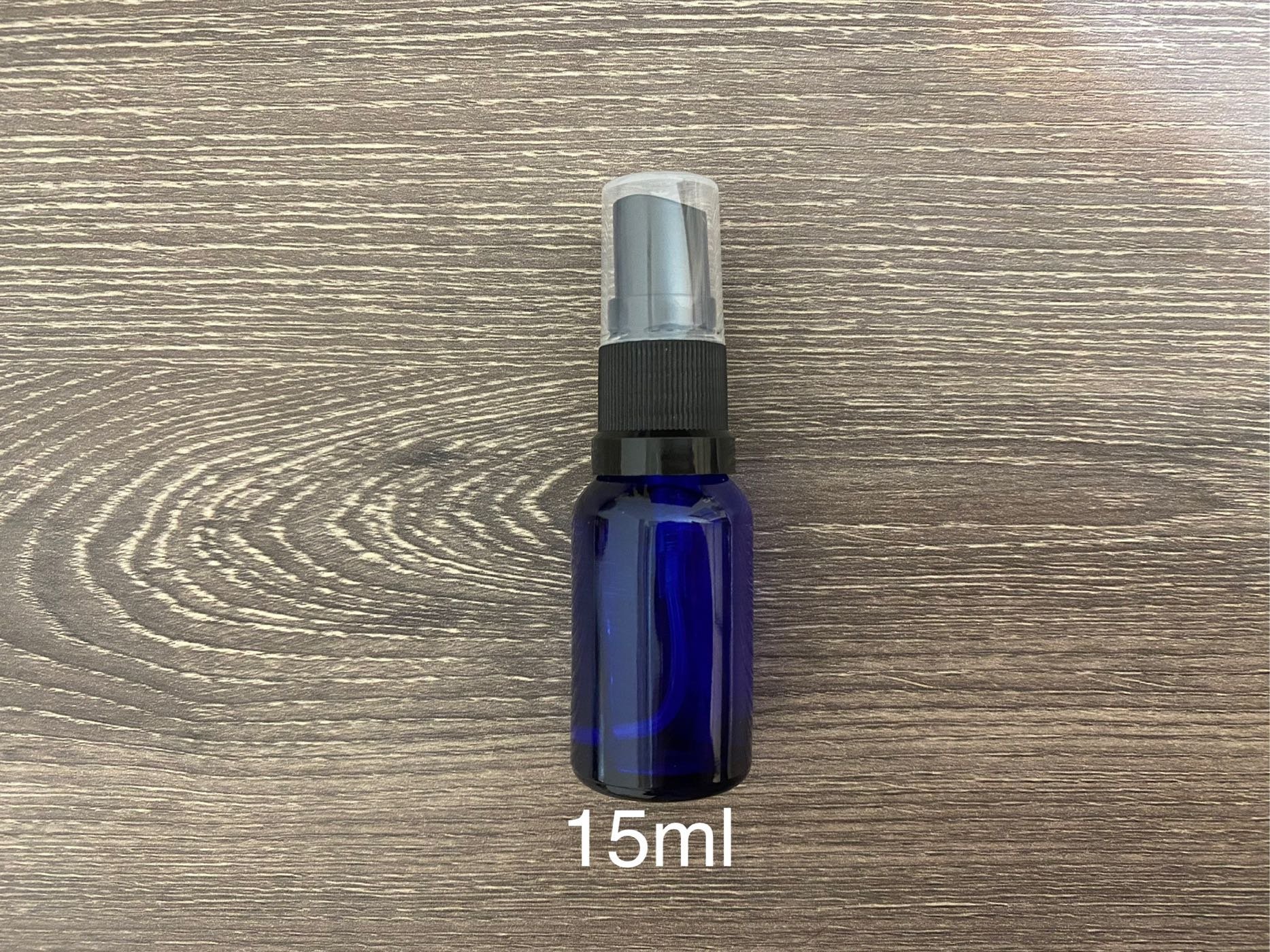 自留款【現貨24小時發貨?】15ml 藍色玻璃噴霧瓶（厚玻璃） -酒精噴瓶 精油瓶 玻璃噴霧瓶 隨身攜帶酒精瓶 適用75%酒精