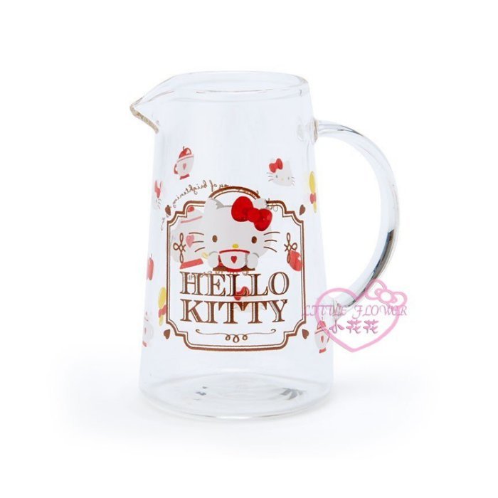 小公主日本精品 Hello Kitty冬季系列透明耐熱玻璃牛奶壺蜂蜜壺糖漿壺下午茶必備 Yahoo奇摩拍賣