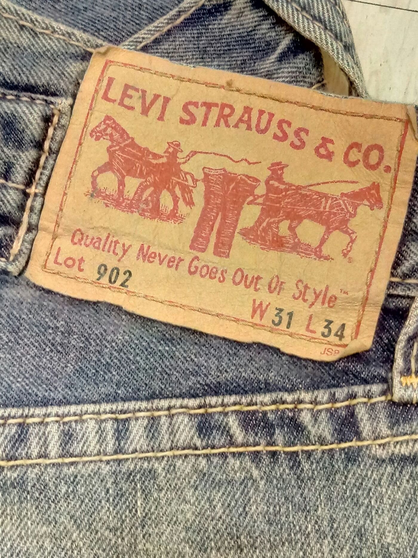 Levi´s 902 WIDE LOOSE w31 リーバイス 極太 ゆるダボ 本物格安