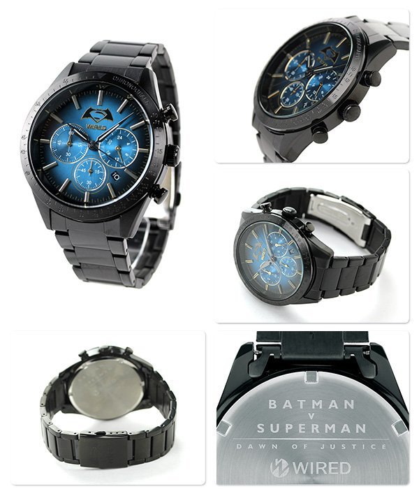 東西賣客』【預購】日本SEIKO 蝙蝠俠對超人WIRED×BATMAN×SUPERMAN氣壓