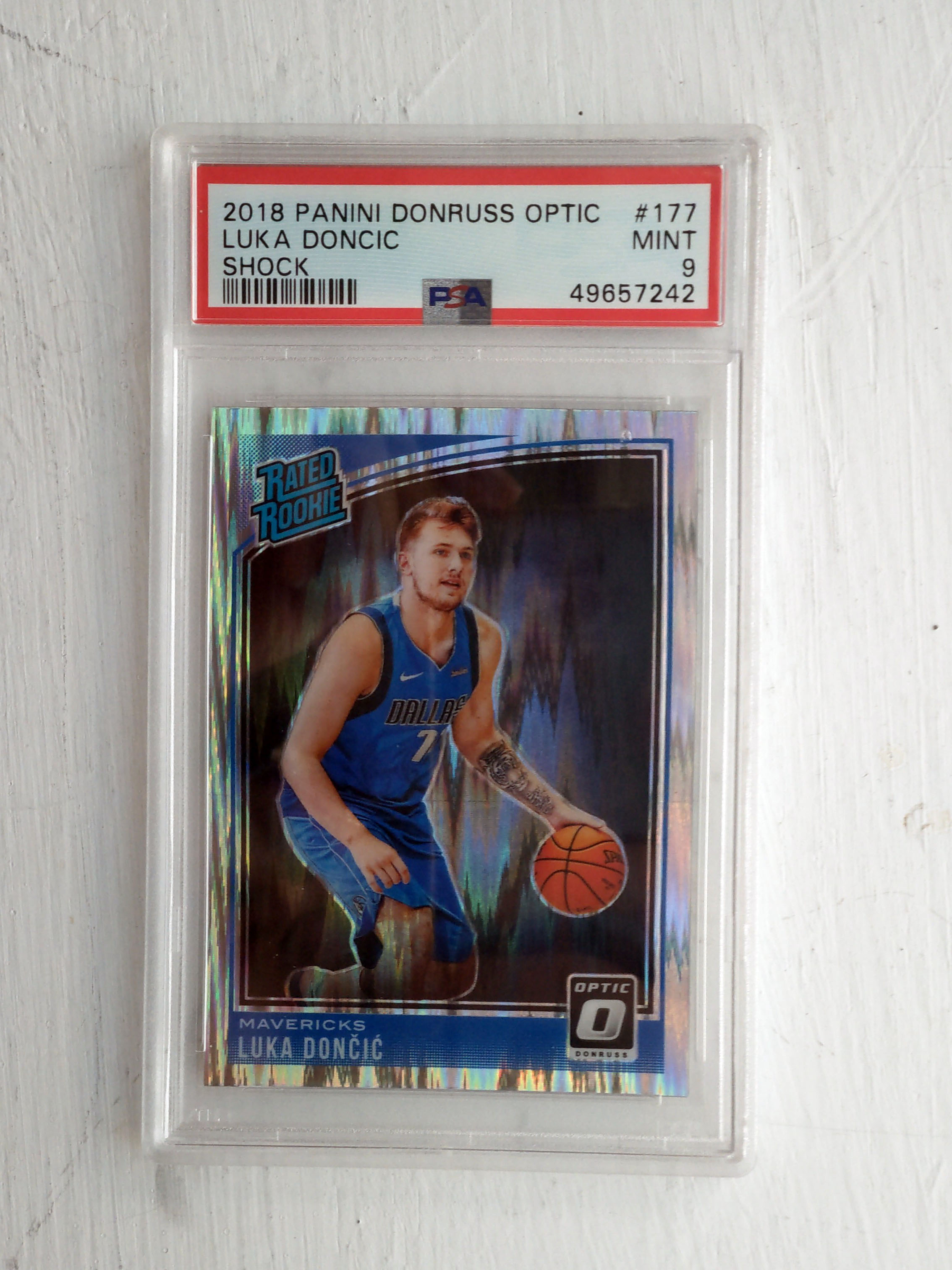 2018 Panini Donruss Optic #177 Luka Doncic PSA9 | Yahoo奇摩拍賣