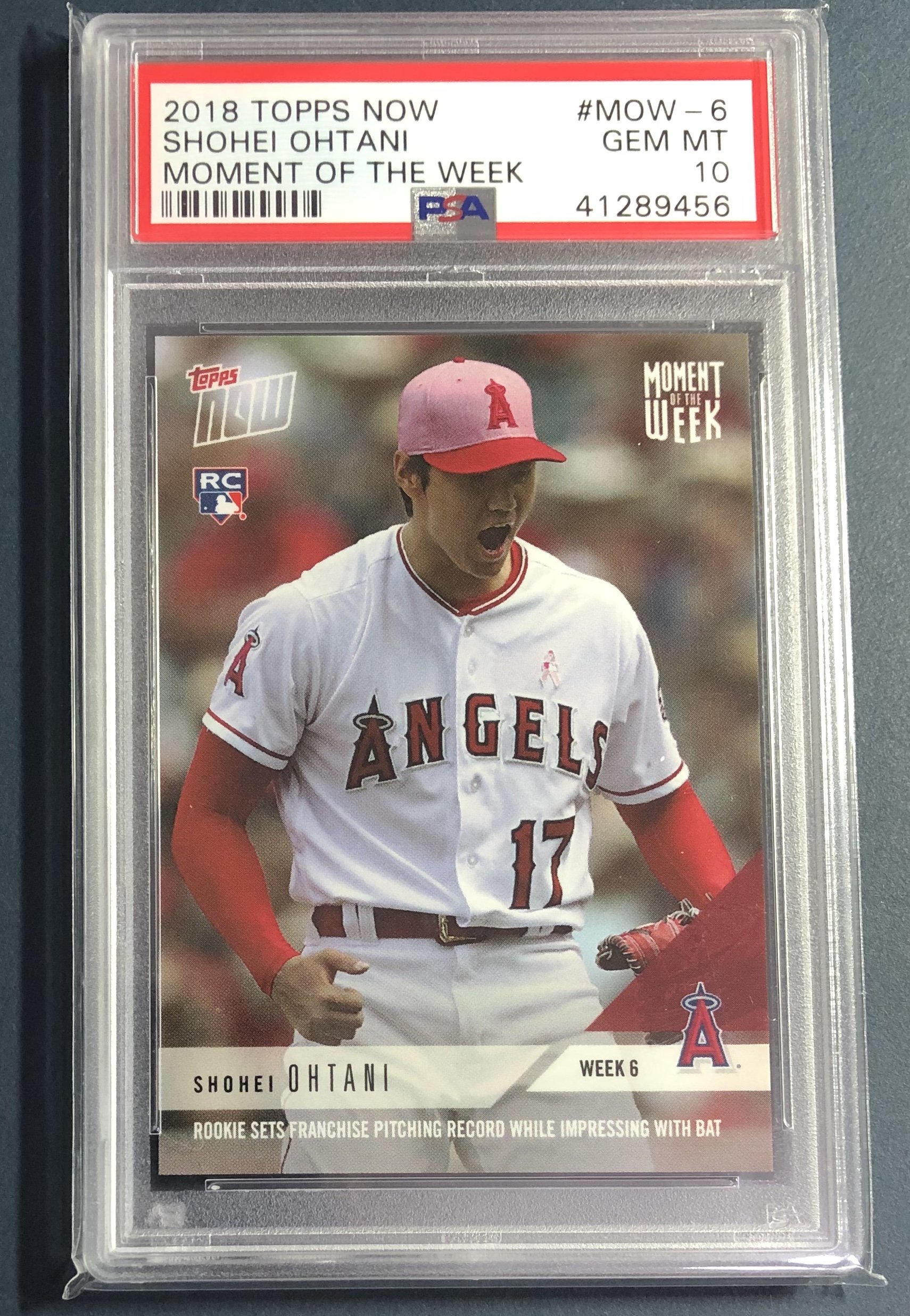 PSA10!大谷翔平 Topps NOW #32 メジャー初ホームラン - 記念グッズ