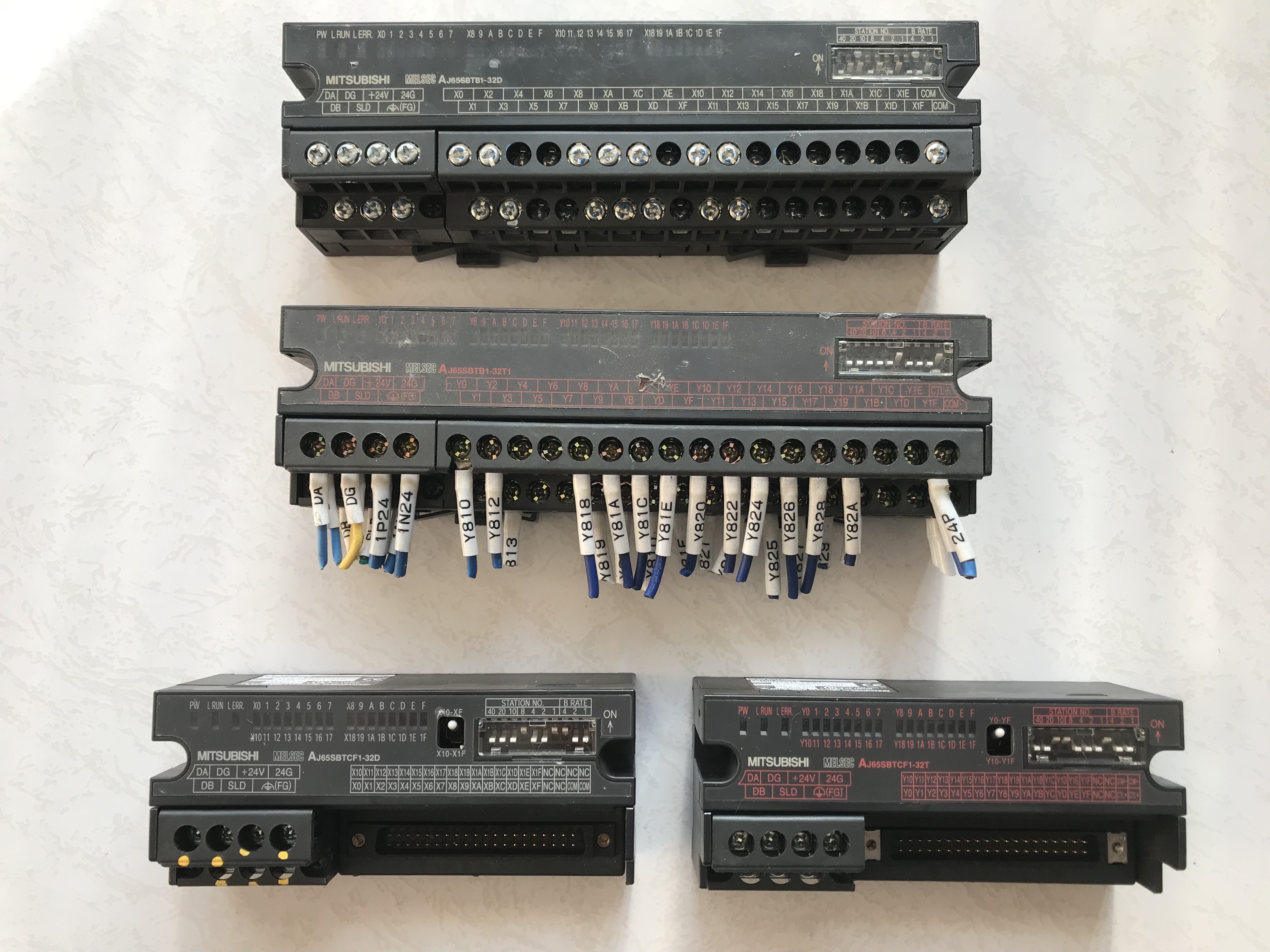 日本三菱MITSUBISHI PLC模組CC-LINK 中繼器AJ65SBTCF4-32DT 32D