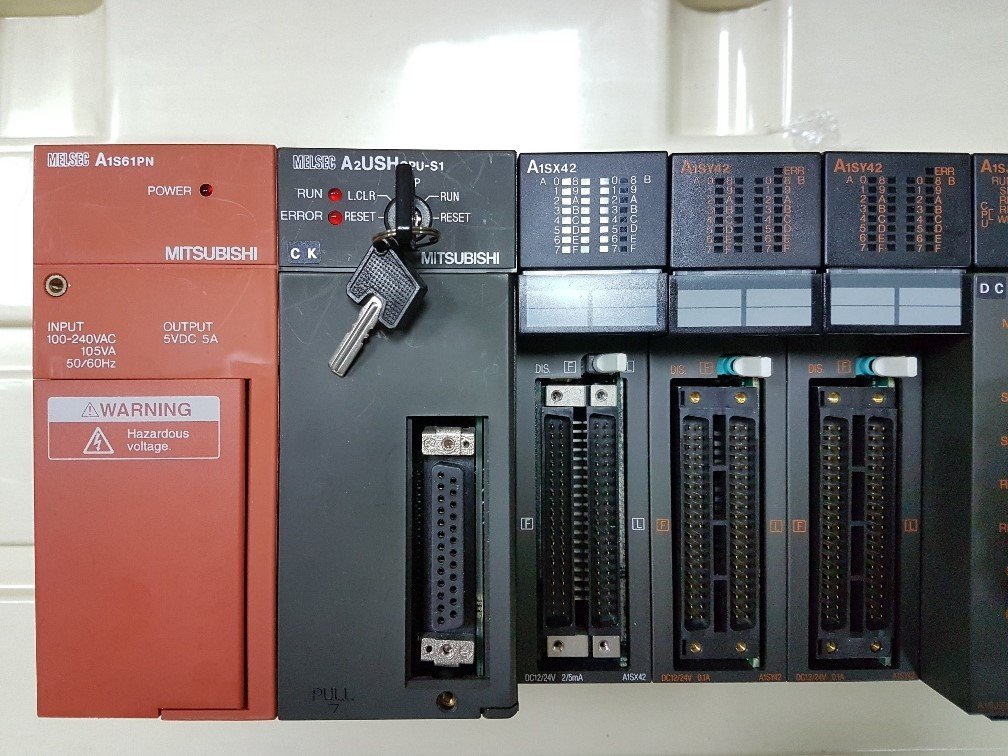 【日本新品】MITSUBISHI　A1S61PN,A2USHCPU-S1,A1SX42,A1SY41(1688) その他