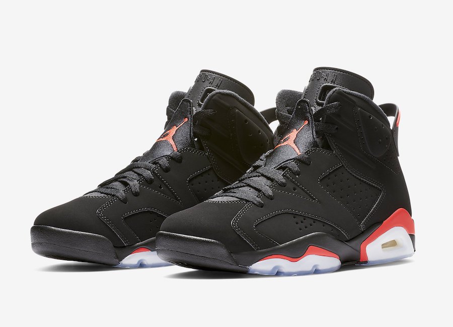 black infrared air jordan 6