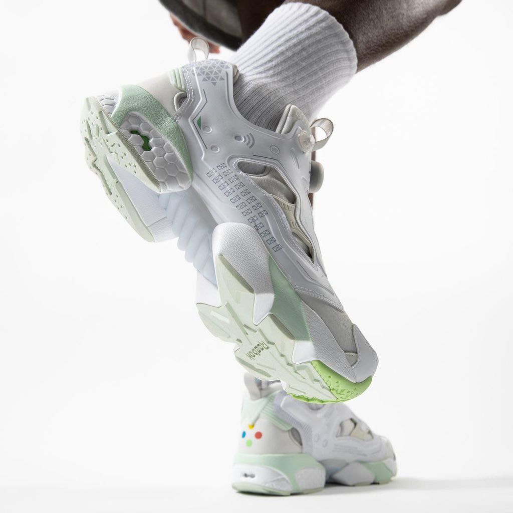 R代購Reebok InstaPump Fury Pump OG 白綠果凍Game Over 電子遊戲