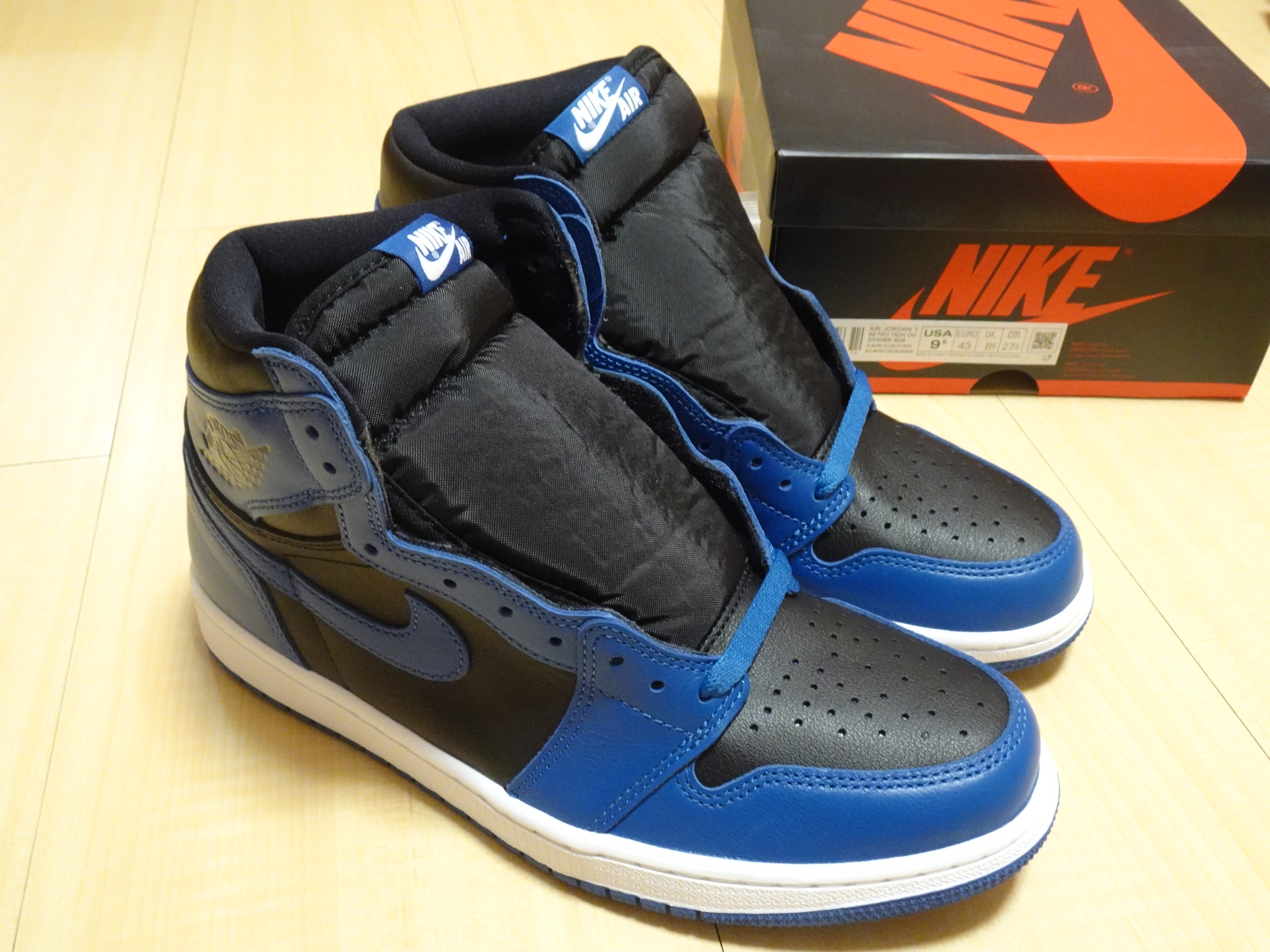 Nike Air Jordan 1 Retro High Dark Marina Blue 皇家藍555088-404