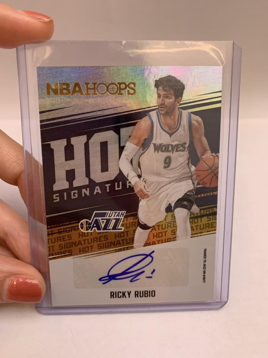 NBAカード RICKY RUBIO 25シリ サインカード パッチカード | www