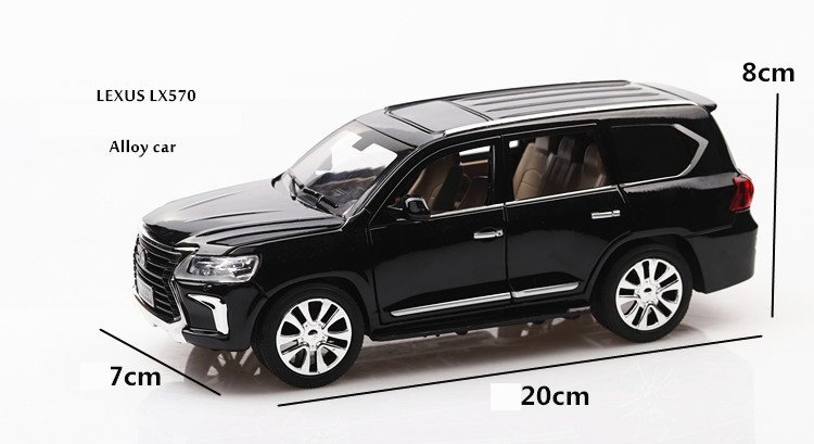 阿米格Amigo│1:24 Lexus LX570 六開門 休旅車 SUV 越野車 合金車 聲光 迴力車 模型車 玩具車