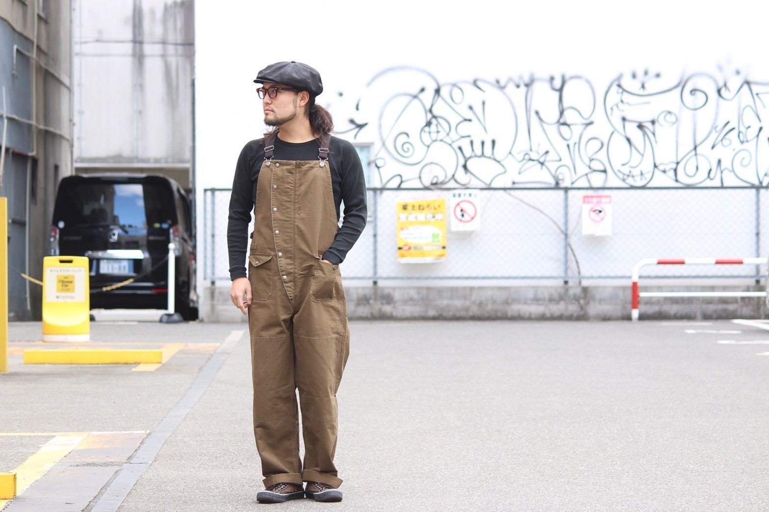 AT-DIRTY FIREMAN ALLS KHAKI M オーバーオール aljaser.com.bh