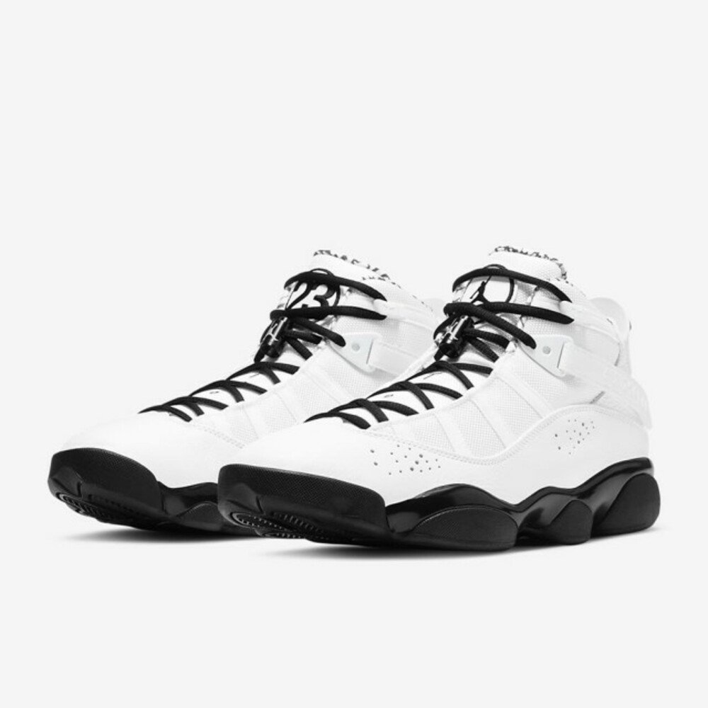 限時特價2021 9月 Nike JORDAN 6 RINGS 籃球鞋 DD5077-107 白黑 內氣墊 避震 運動鞋