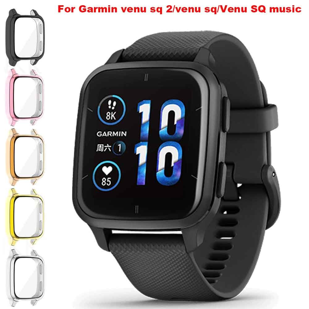 Garmin Venu SQ2 音樂智能手錶外殼的TPU 屏幕保護膜Garmin Venu SQ2