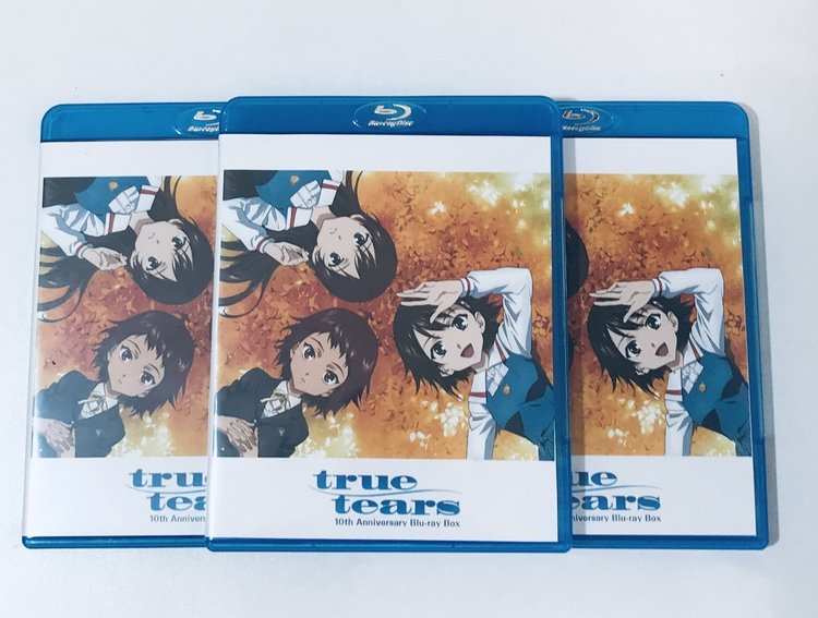 熱銷直出BD/藍光-true tears 10周年真實之淚全3張50G*2+BD25*1蝉韵文化