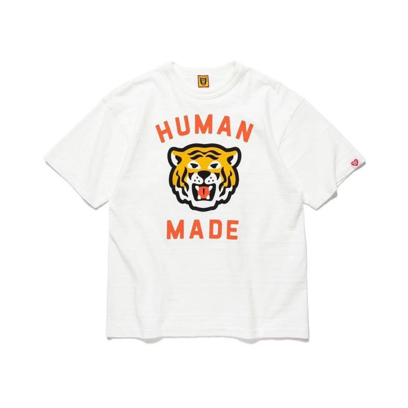 全新HUMAN MADE 23SS GRAPHIC TEE #05 老虎虎頭胸前圖案兩色| Yahoo