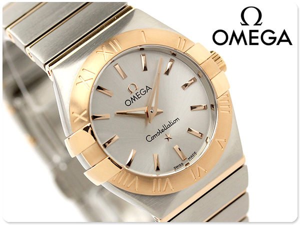 OMEGA 歐米茄 手錶 CONSTELLATION 星座 27mm 18k紅金 藍寶石 瑞士 女錶 123.20.27.60.02.001