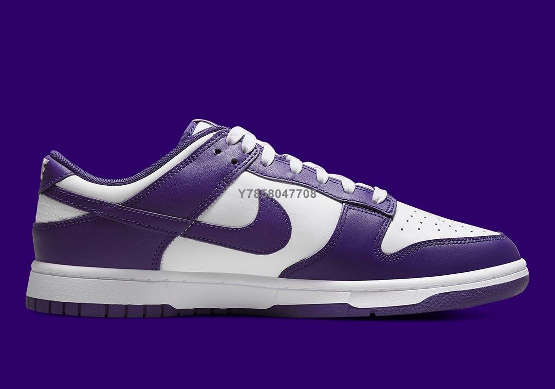 Nike Dunk Low Court Purple 白紫低幫休閒滑板鞋DD1391-104 男鞋