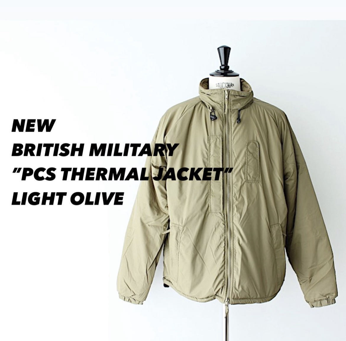 全新公發BRITISH ARMY PCS THERMAL JACKET 英軍公發鋪棉外套美軍m65