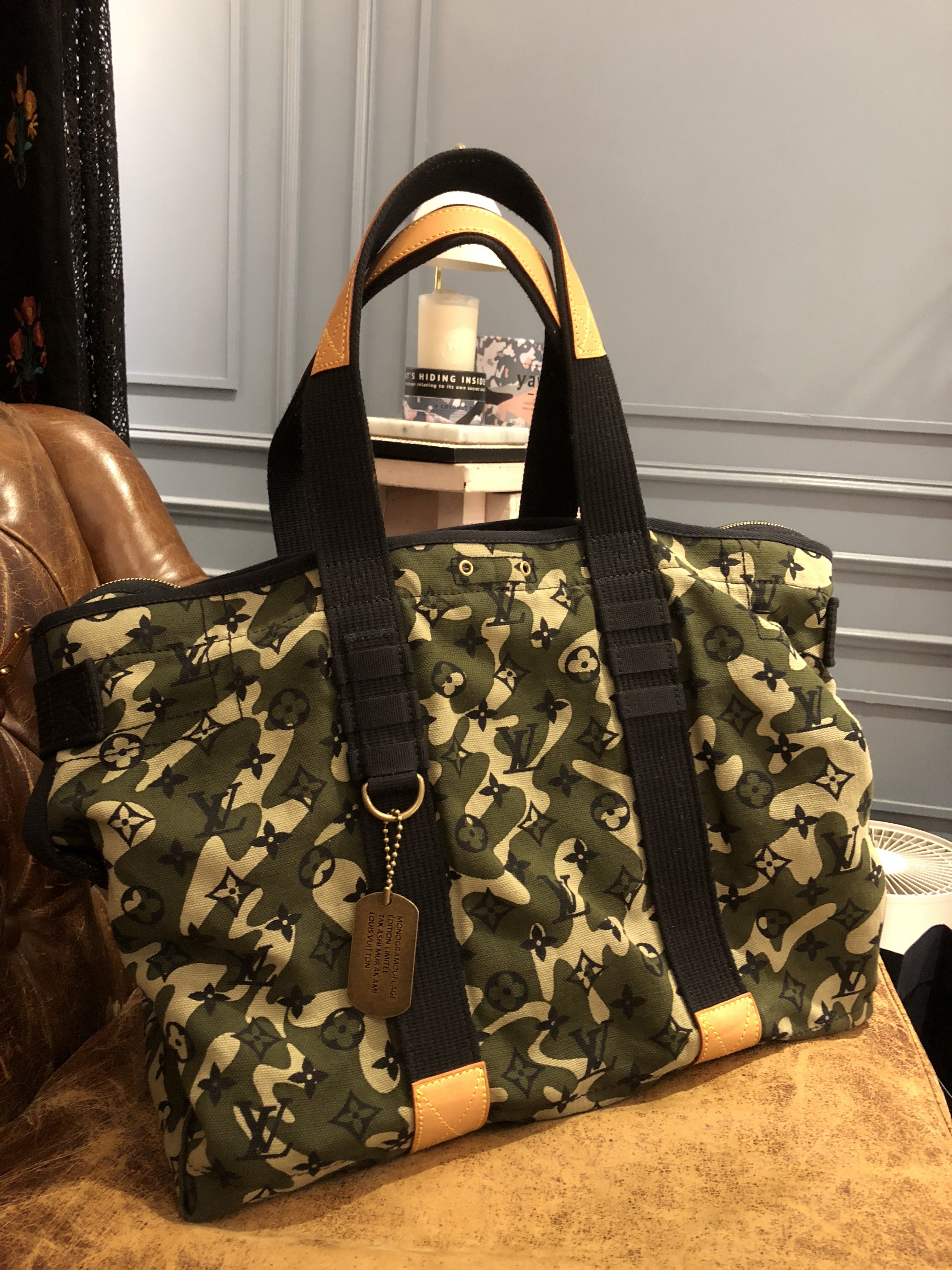 村上隆 Camo Tote Bag 岡山 - garagebigtrail.com.br