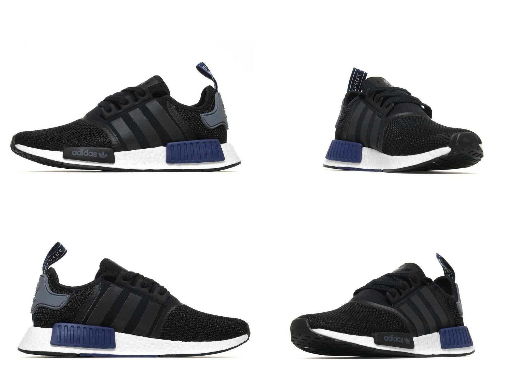 【100%正品現貨】原廠Adidas NMD R1 黑藍S76841 男女鞋 藍尾 余文樂 東京藍 二代 網布 非Y3襪套PK黑天使Yeezy v2黑魂 老爹鞋