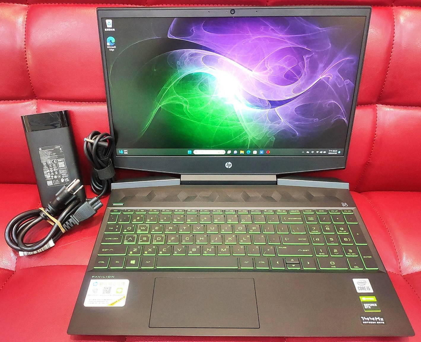 【艾爾巴二手】HP 15-dk1091TX i5/8G/512G 15.6吋 黑騎士 #二手電競筆電#新興店 6146C