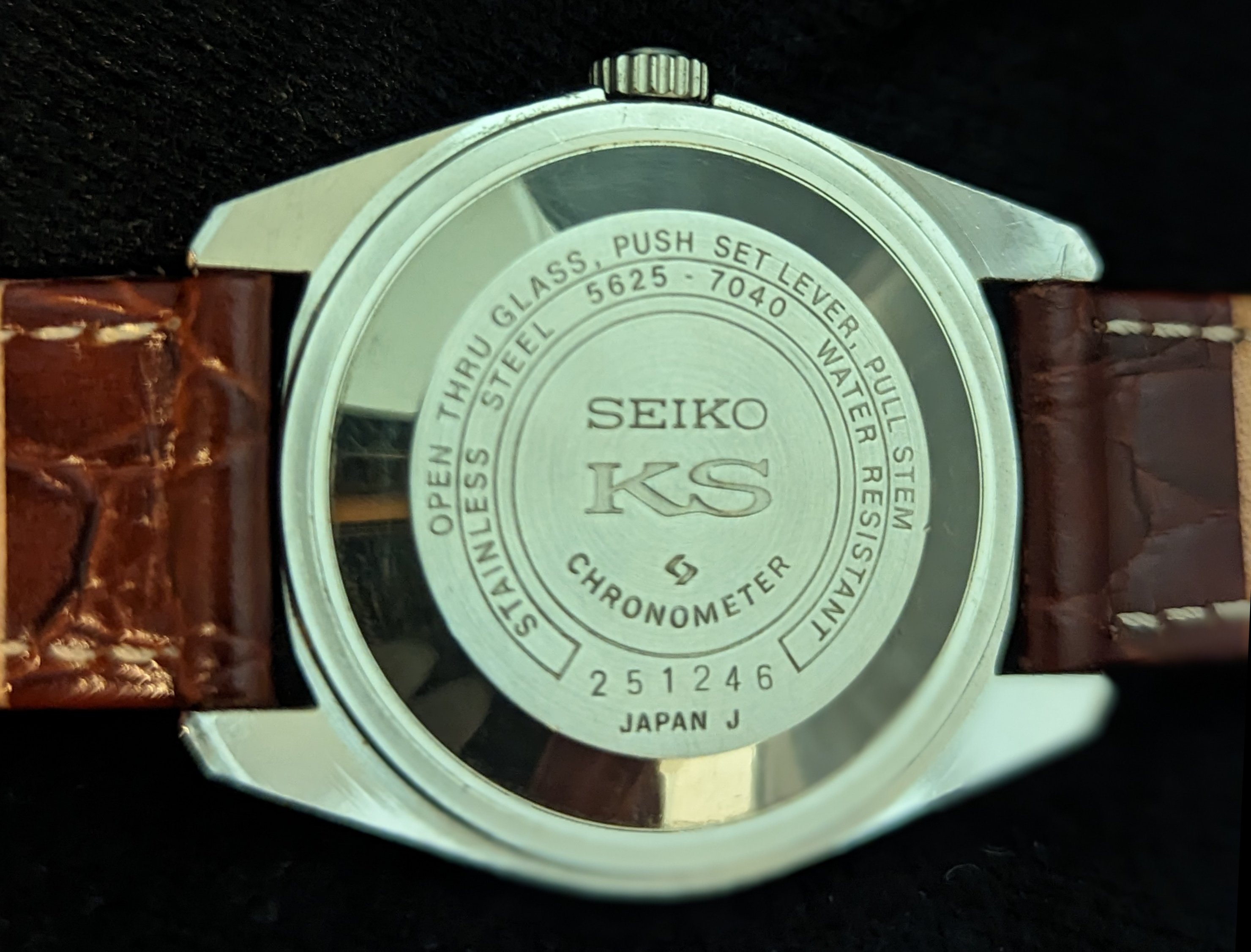 全部原裝超美品）罕見1970年代日本停產SEIKO精工高階天文臺(( KS