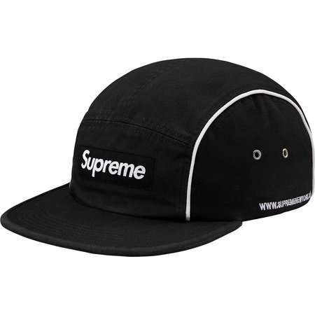 超搶手】全新正品2018 FW秋冬Supreme Piping Camp Cap Box 五分割帽