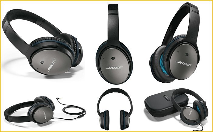 【川匯】最超值! BOSE QuietComfort 25 QC25 APPLE裝置 耳罩式 耳機 時尚黑 降噪 麥克風