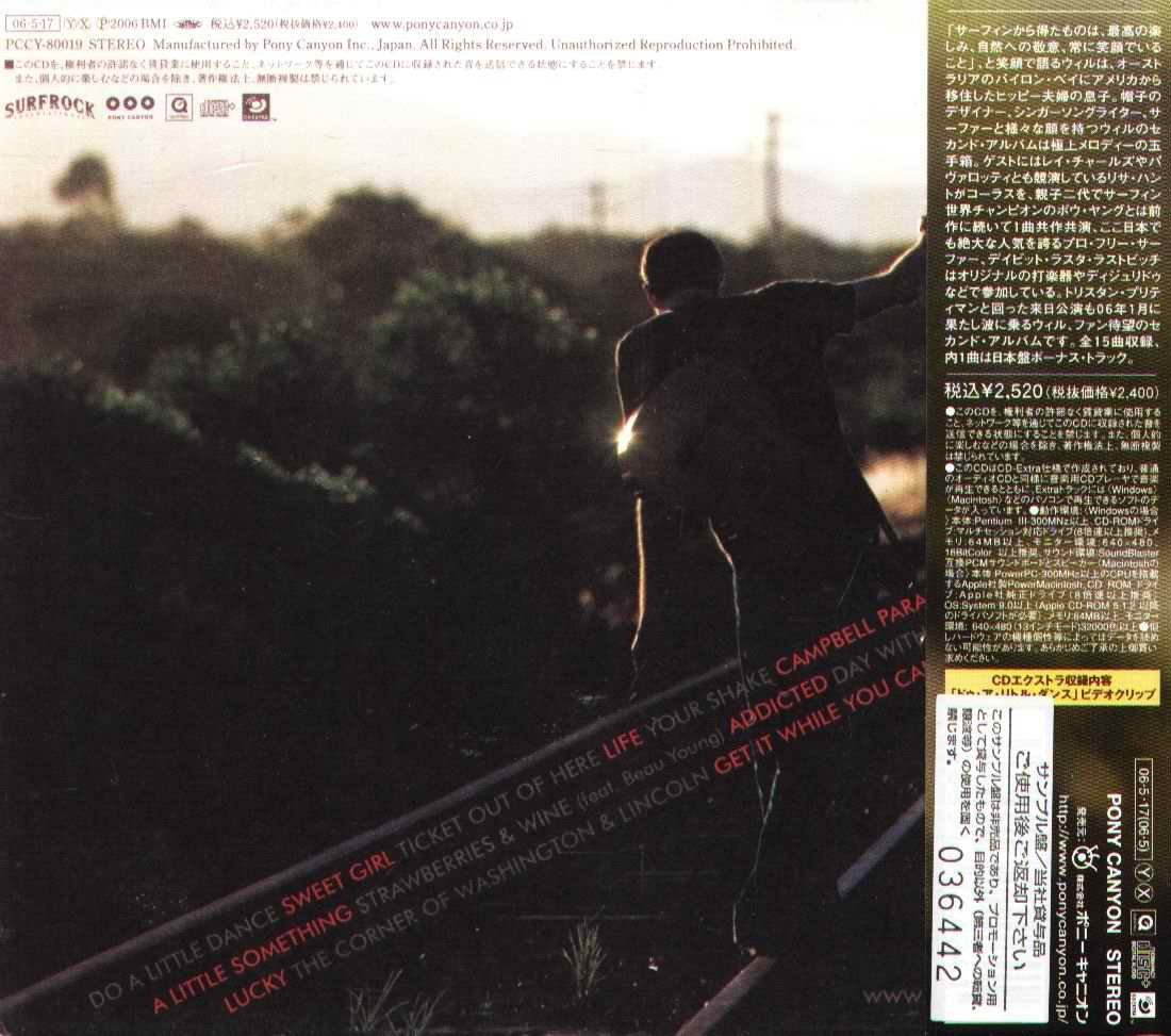 八八- Will Conner - Ticket Out Of Here - 日版CD+OBI | Yahoo奇摩拍賣 - ロック、ポップス（洋楽）
