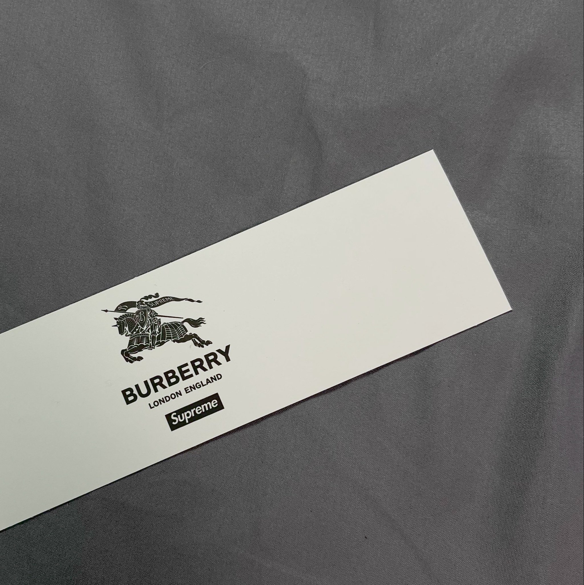 Faithful】Supreme Burberry Box Logo Sticker【SUPSK021】貼紙格紋