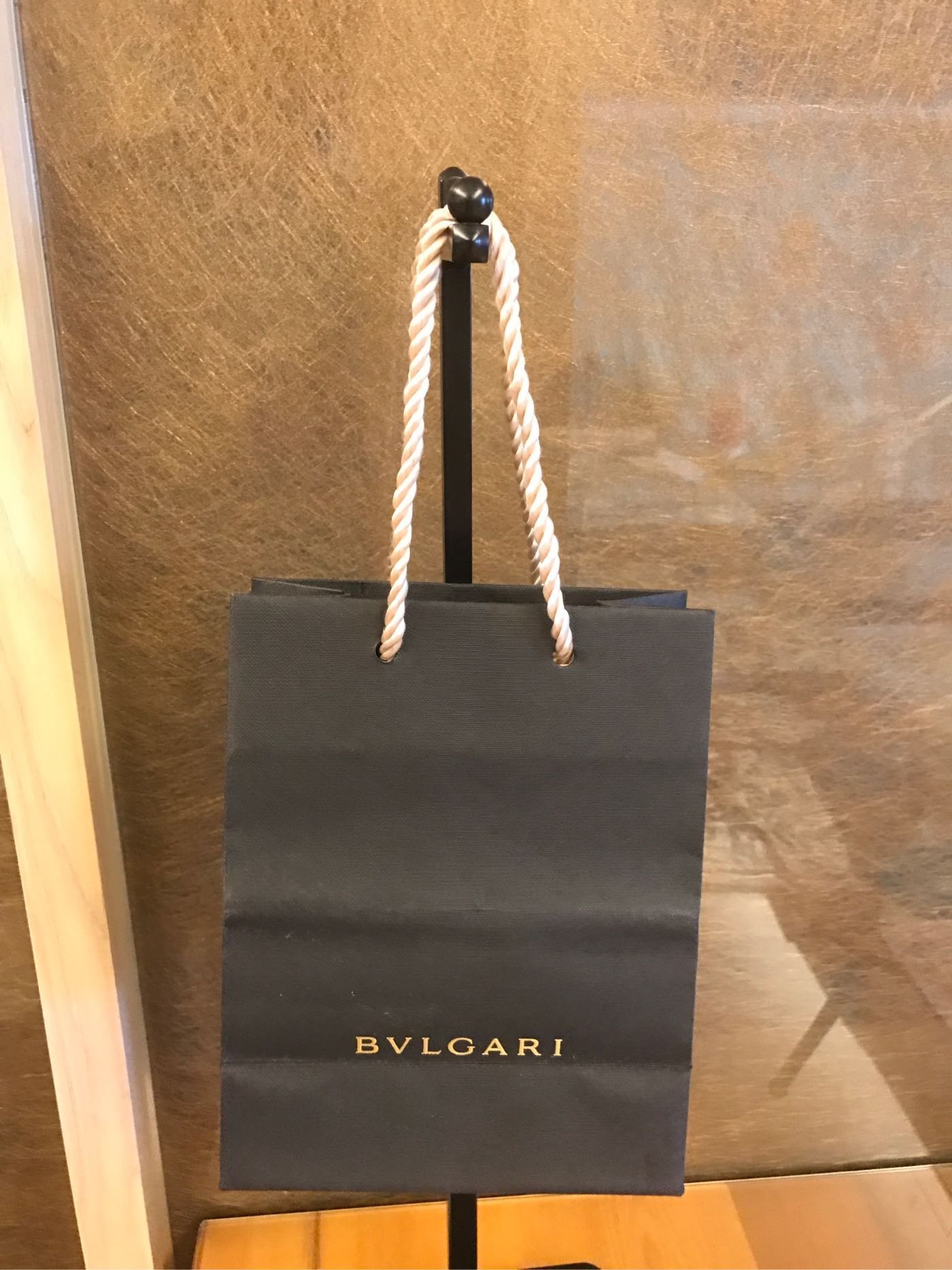 全新歐洲帶回Bvlgari 寶格麗品牌紙袋-購物袋環保袋禮物袋(小15*19*8cm