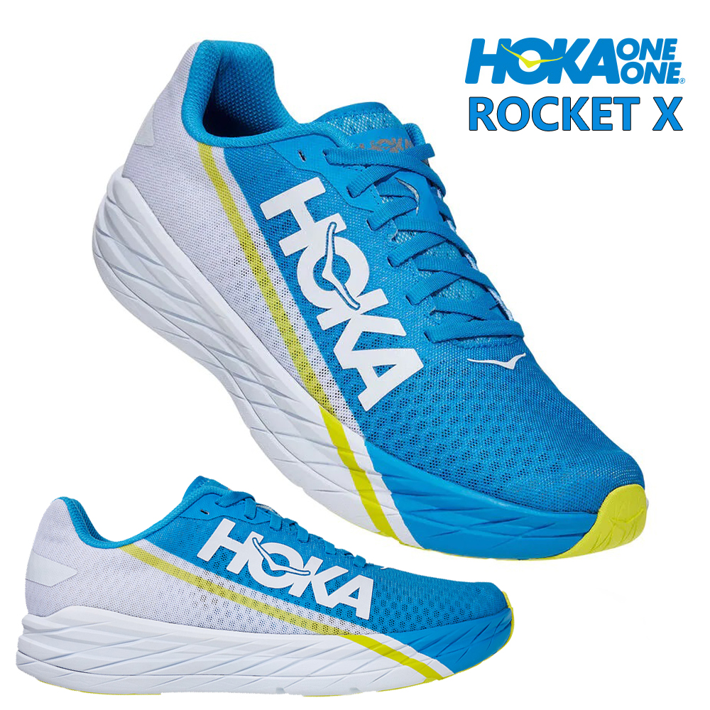 限時正貨HOKA ONE ONE ROCKET X 碳板高性能跑鞋男敏捷競速款透氣柔軟輕